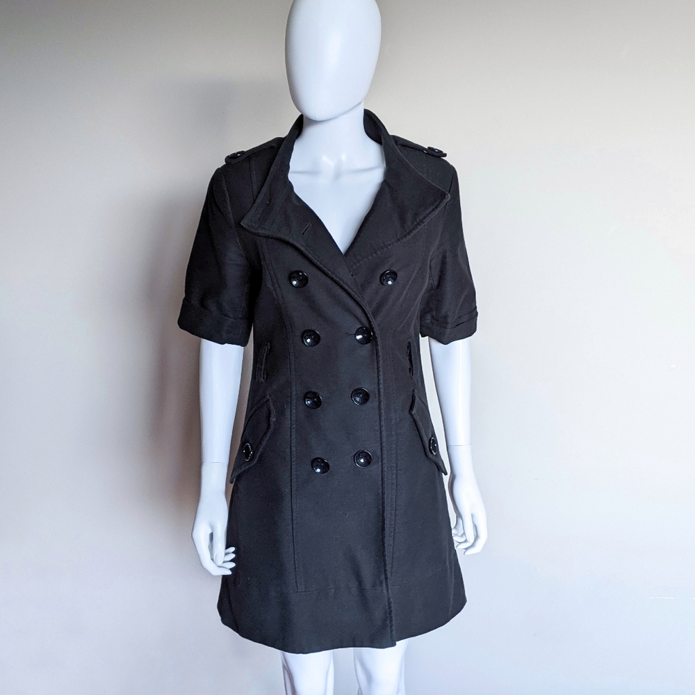 Short Sleeve Trenchcoat Jacket